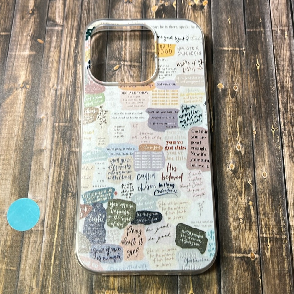 5for$10 Religious Positive Motivation Mental Health IPhone 15 Pro Phone Case